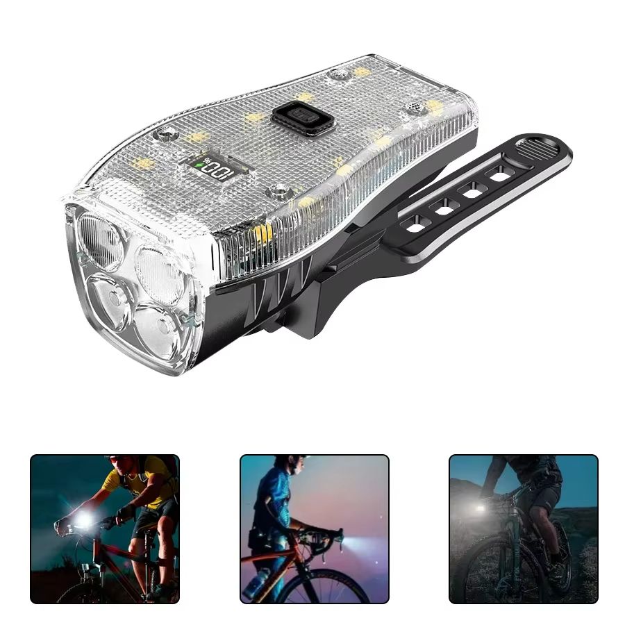 UltraBright T6 LED Rechargeable Bike Headlight  Compact Bright MTB Front Light For Night Riding 10