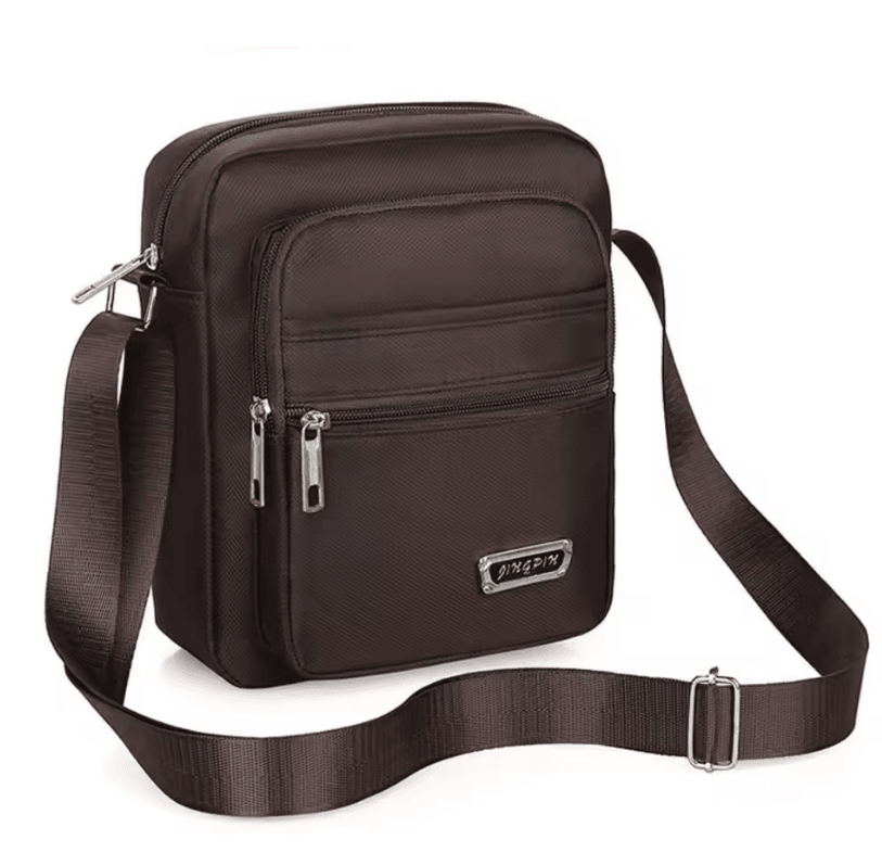 Travel Ready Nylon Crossbody Satchel For Men 5