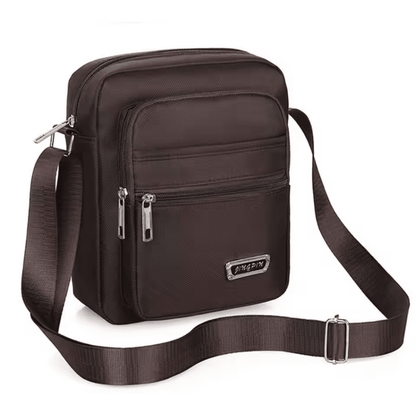 Travel Ready Nylon Crossbody Satchel For Men 5
