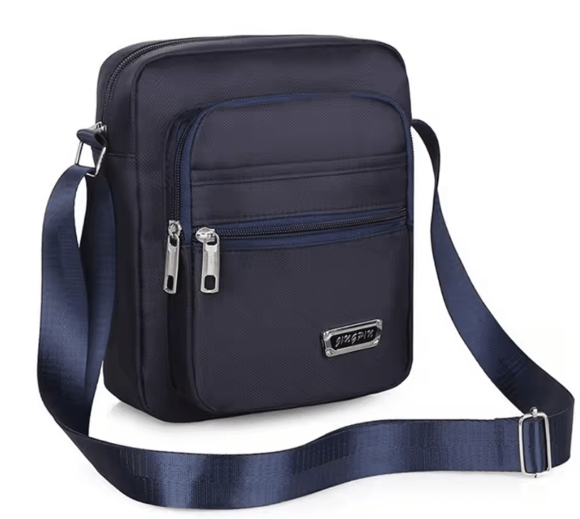 Travel Ready Nylon Crossbody Satchel For Men 6