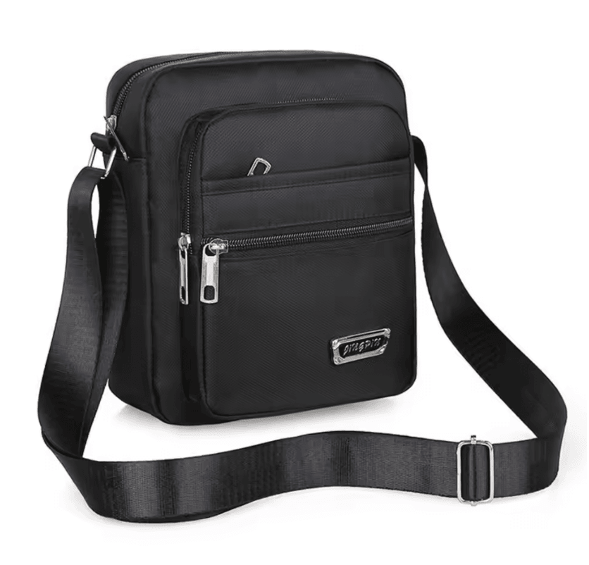 Travel Ready Nylon Crossbody Satchel For Men 7