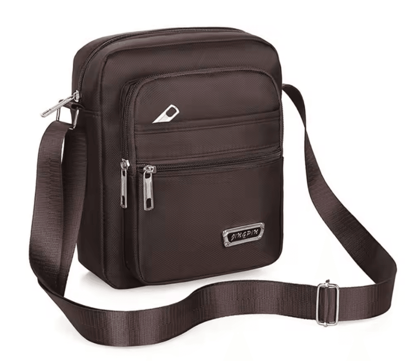 Travel Ready Nylon Crossbody Satchel For Men 8