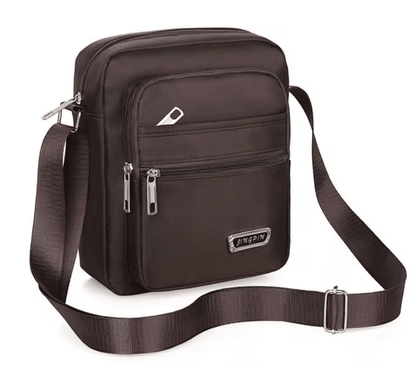 Travel Ready Nylon Crossbody Satchel For Men 8