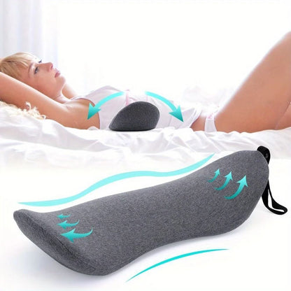 Memory Foam Lumbar Support Pillow for Lower Back Relief