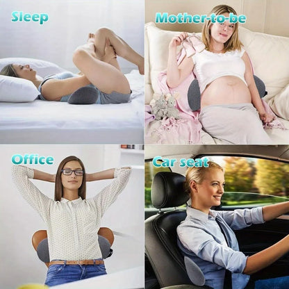 Memory Foam Lumbar Support Pillow For Lower Back Relief 1