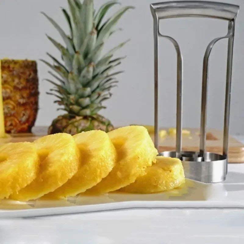 Household Stainless Steel Pineapple Peeler, Fruit Knife Peeler Tool, Kitchen Gadgets for Eye Cutting Pineapple