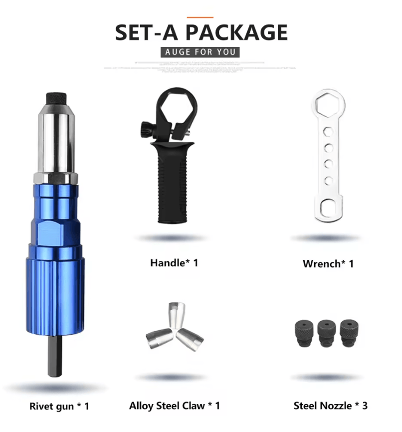 Cordless Rivet Nut Drill Adapter Tool 3