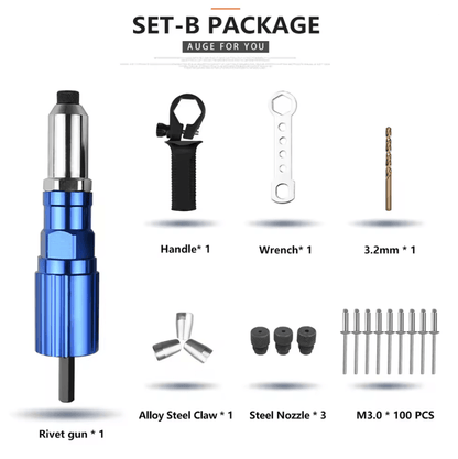 Cordless Rivet Nut Drill Adapter Tool 4