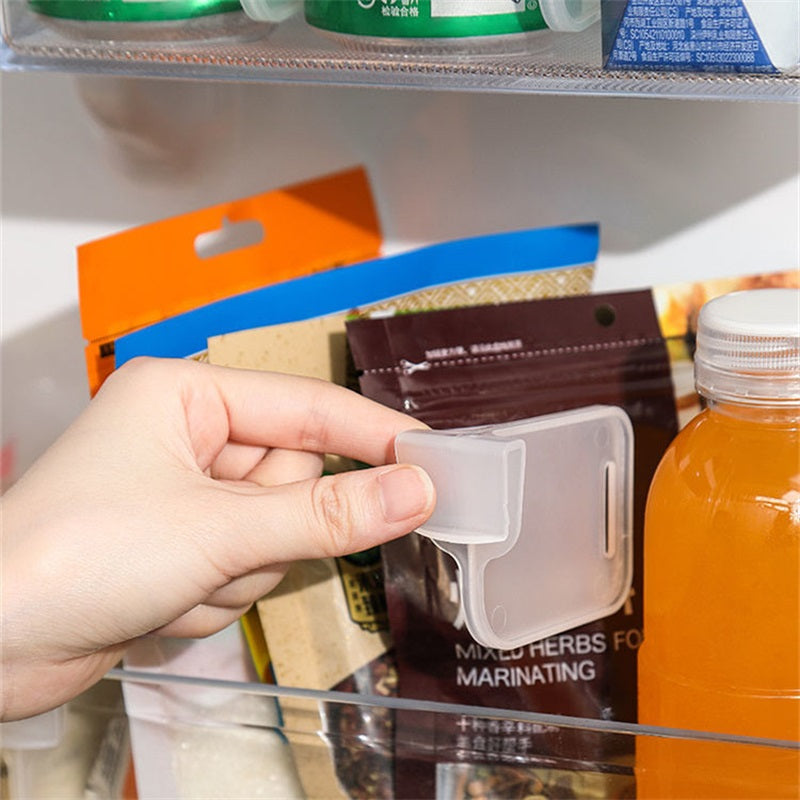 Refrigerator Storage Partition Board, Retractable Plastic Divider, Kitchen Shelf Organizer for Bottles, Cans