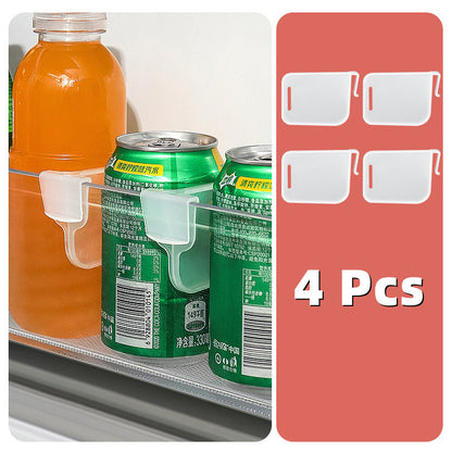 Refrigerator Storage Partition Board, Retractable Plastic Divider, Kitchen Shelf Organizer for Bottles, Cans