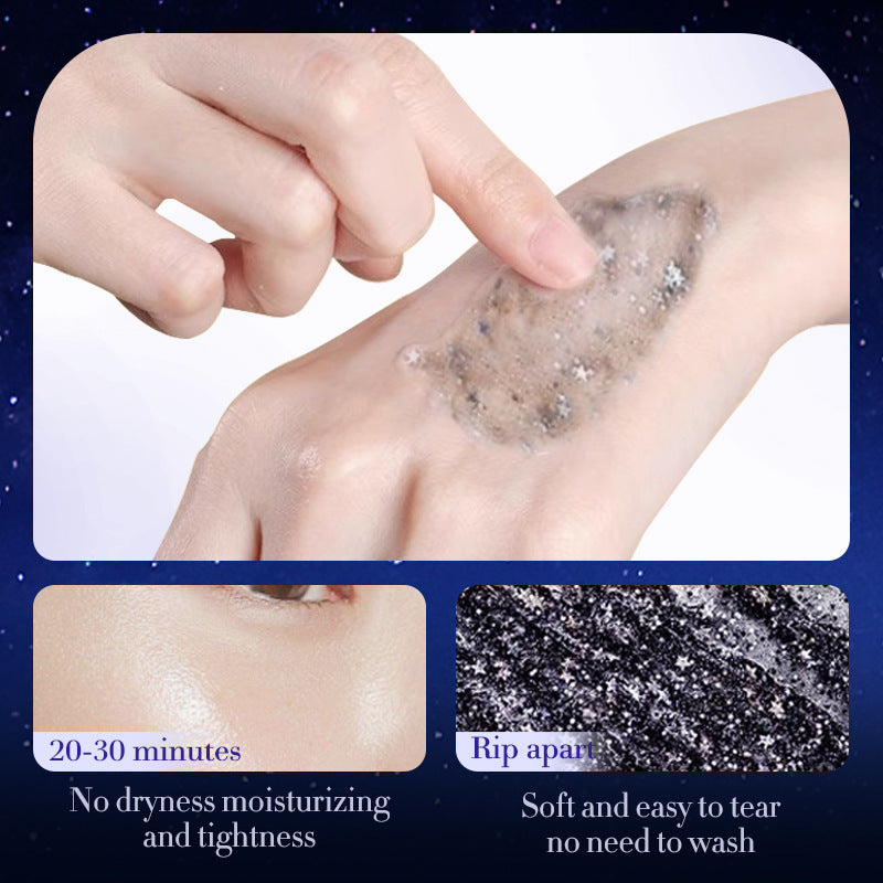 Brightening Firming, Starry Facial Peeling Masks, Tear off Facial Mask, Removal Blackhead, Tearing Face Mask