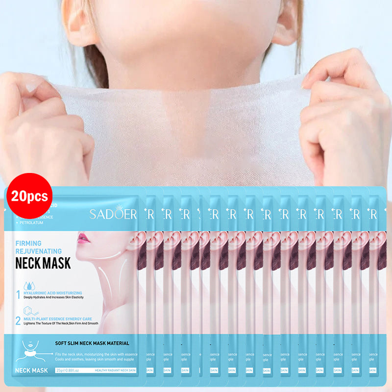 Hyaluronic Acid Neck, Mask Collagen Firming, Moisturizing Necks Skin Care, Brightening Beauty, Neck Masks Nourishing