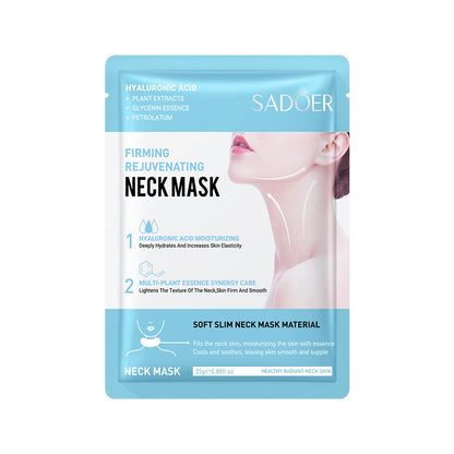 Hyaluronic Acid Neck, Mask Collagen Firming, Moisturizing Necks Skin Care, Brightening Beauty, Neck Masks Nourishing