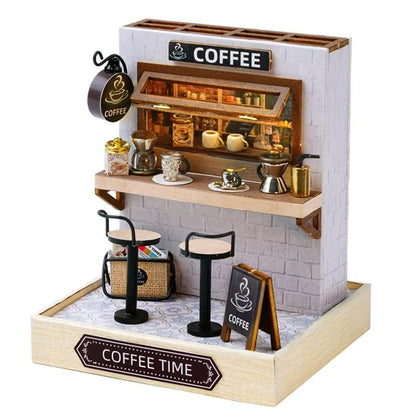Enchanting DIY Flower House Miniature  Handmade 3D Puzzle Dollhouse Kit 12