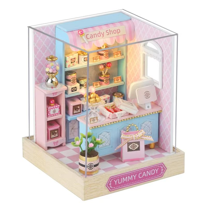 Enchanting DIY Flower House Miniature  Handmade 3D Puzzle Dollhouse Kit 14