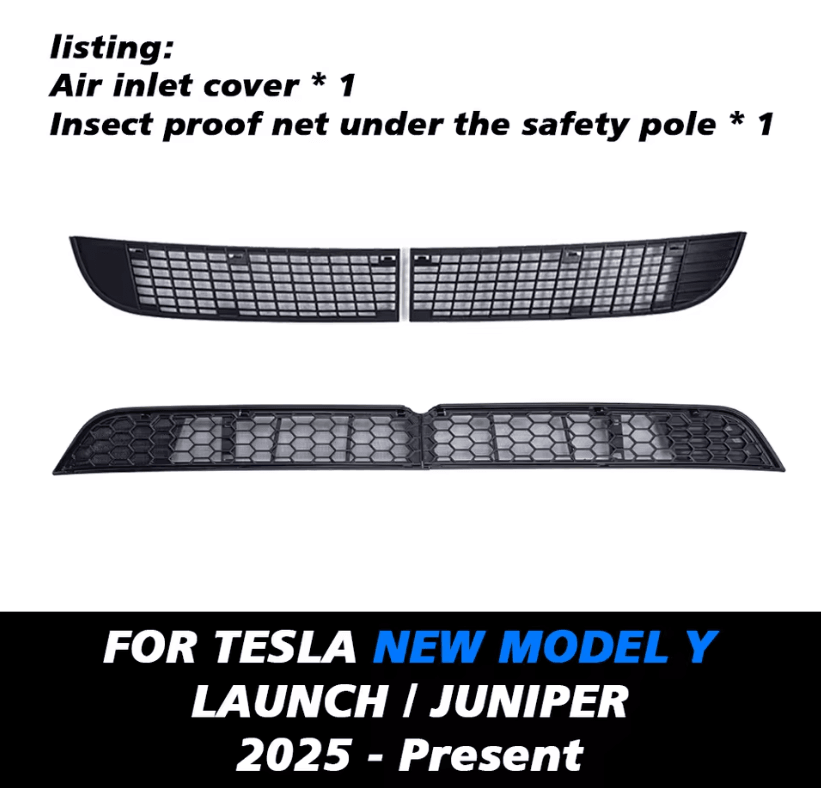Tesla Model Y Juniper Front Grille Mesh Guard 3