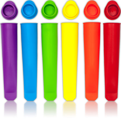 5pc Popsicle Maker Lolly Mold Set, Food Grade Silicone Ice Cream Pop Mold, DIY Kitchen Tool, Random Color Pack