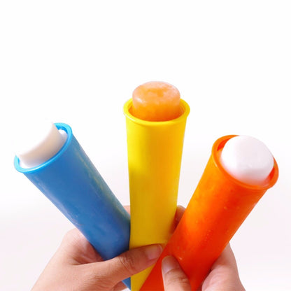 5pc Popsicle Maker Lolly Mold Set, Food Grade Silicone Ice Cream Pop Mold, DIY Kitchen Tool, Random Color Pack