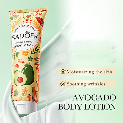 Moisturising Exfoliating Avocado Body Lotion, Skin Care Cream, Smooth Tender Nourishing Cream, Anti Drying, Leg Arm Back
