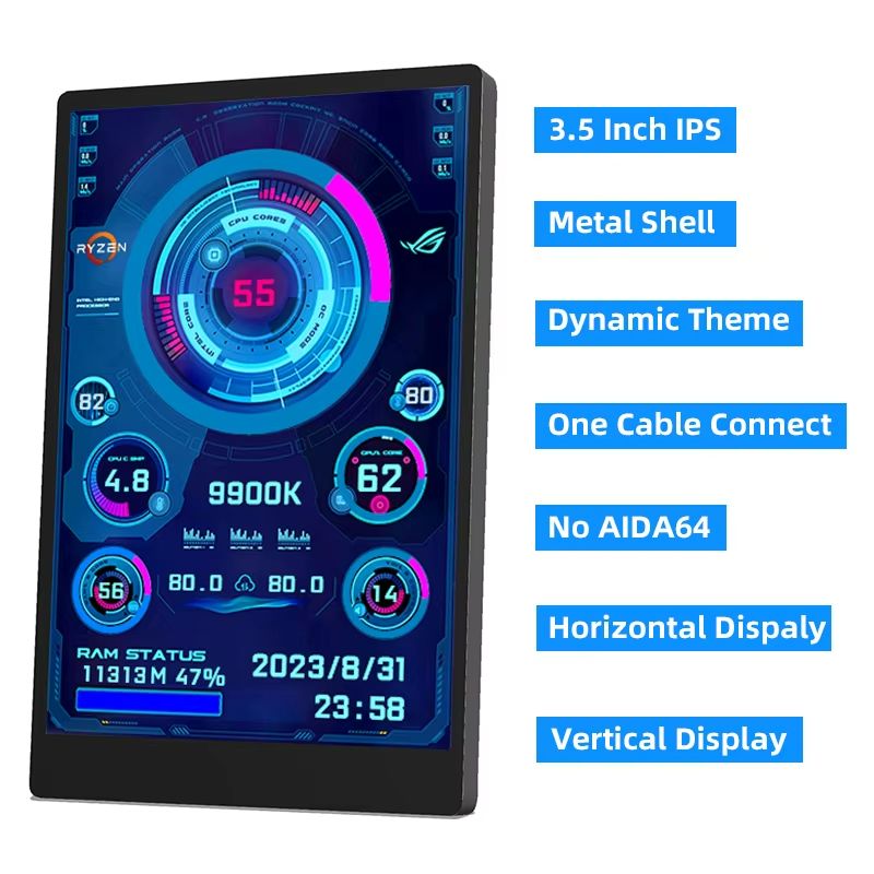35 USB Mini Secondary Display For RealTime PC Hardware Monitoring  AIDA64 Ready 1