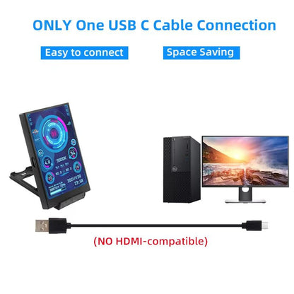 35 USB Mini Secondary Display For RealTime PC Hardware Monitoring  AIDA64 Ready 2