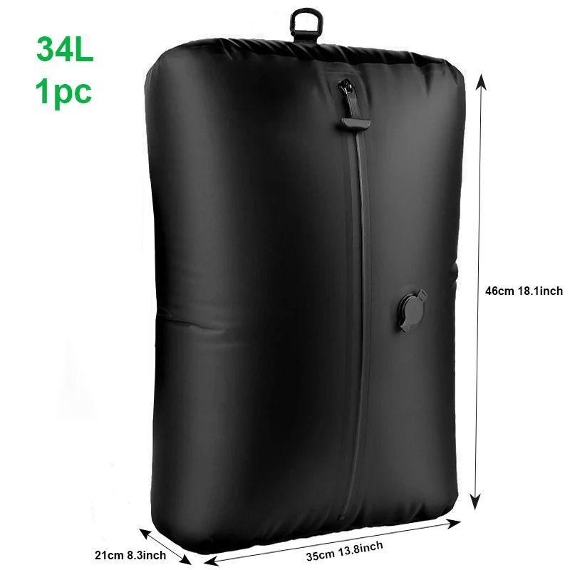 Travel Vacuum Compression Bag With Reusable Air Pump And Folding Storage Design 12