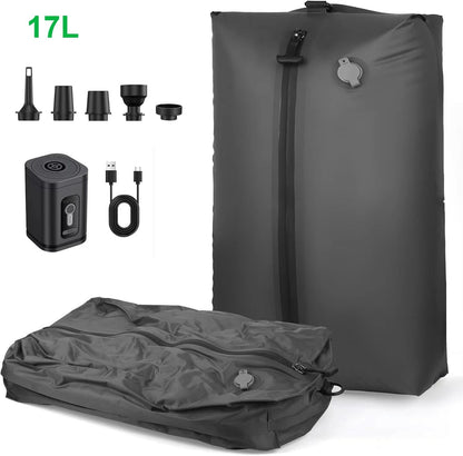 Travel Vacuum Compression Bag With Reusable Air Pump And Folding Storage Design 14