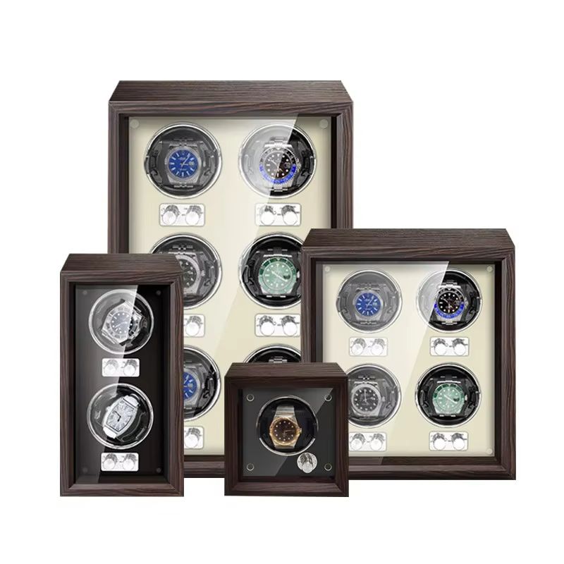 IBBETON EleganceWood Automatic Watch Winder  2 4 Or 6 Slots With Mabuchi Motor 5