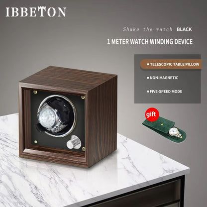 IBBETON EleganceWood Automatic Watch Winder  2 4 Or 6 Slots With Mabuchi Motor 6