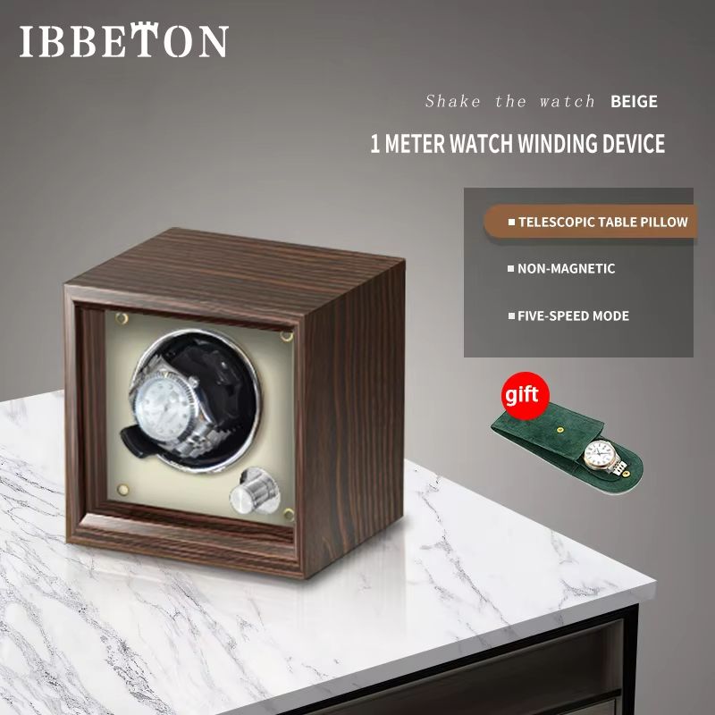 IBBETON EleganceWood Automatic Watch Winder  2 4 Or 6 Slots With Mabuchi Motor 7
