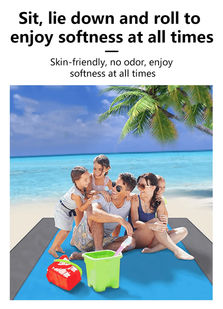 Oversized Waterproof And Sandproof Beach Picnic Blanket 1