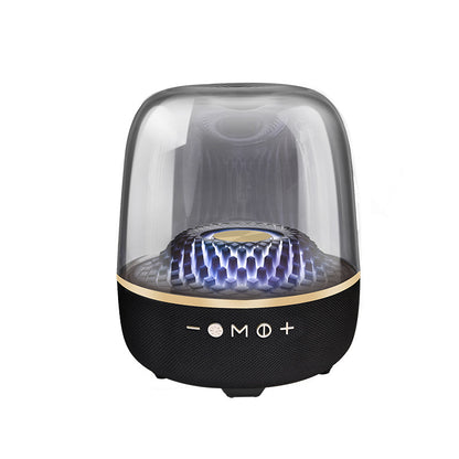 LP90 Crystal Pro Bluetooth Speaker 4th Gen, Harman-like Bass, Portable Wireless Speaker with FM Radio, TF Card Support
