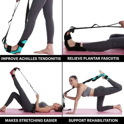 Yoga Leg Stretching Band For Flexibility Training And Rehabilitation 4