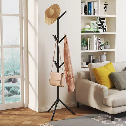 FloortoFloor Clothes And Hats Rack Vertical Tree Branch Coat Hook For Bedroom Hallway Hat Scarf Han 1