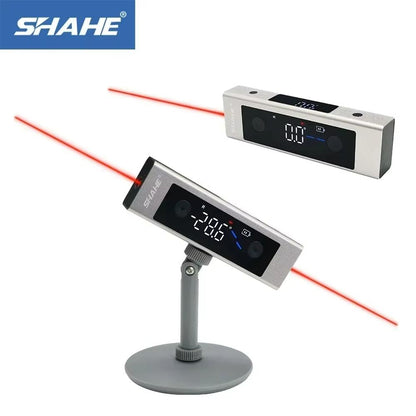 SHAHE Precision Laser Inclinometer and Digital Protractor with 2 in 1 Laser Level and Type C Charging