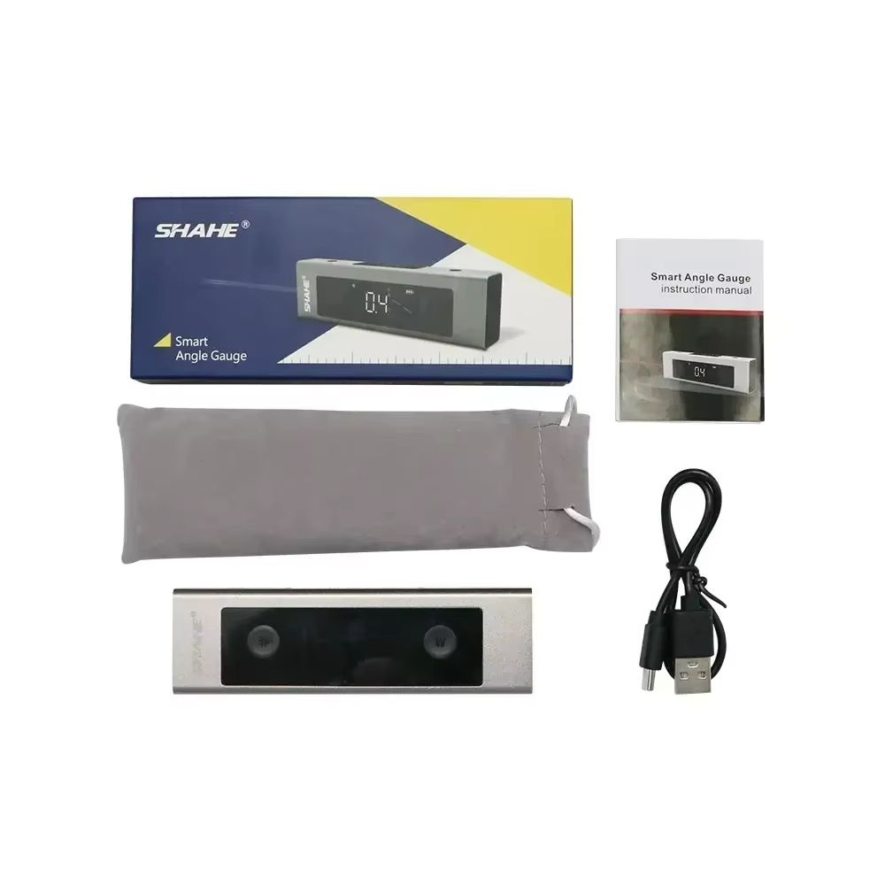 SHAHE Precision Laser Inclinometer And Digital Protractor With 2 In 1 Laser Level And Type C Chargi 5