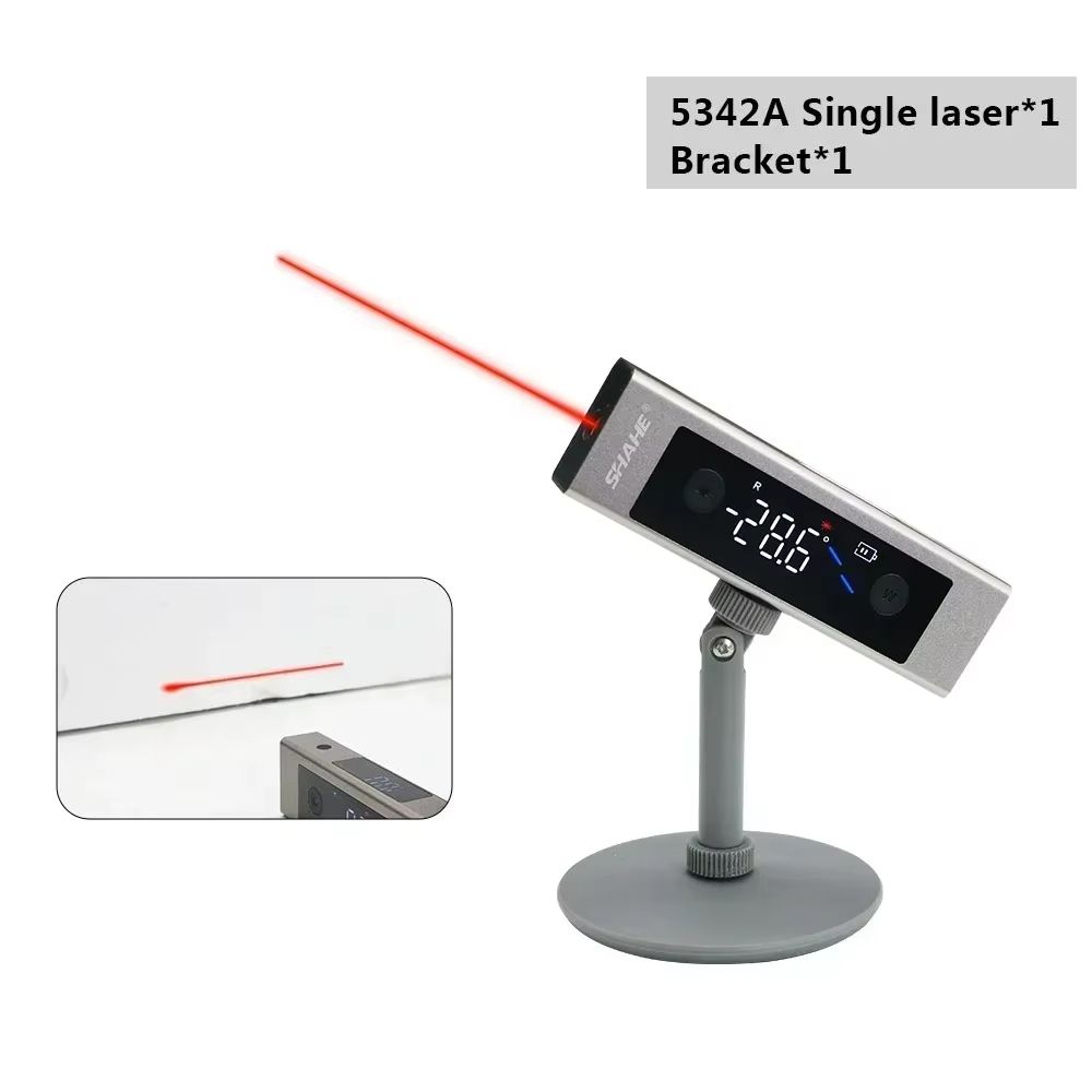 SHAHE Precision Laser Inclinometer And Digital Protractor With 2 In 1 Laser Level And Type C Chargi 9