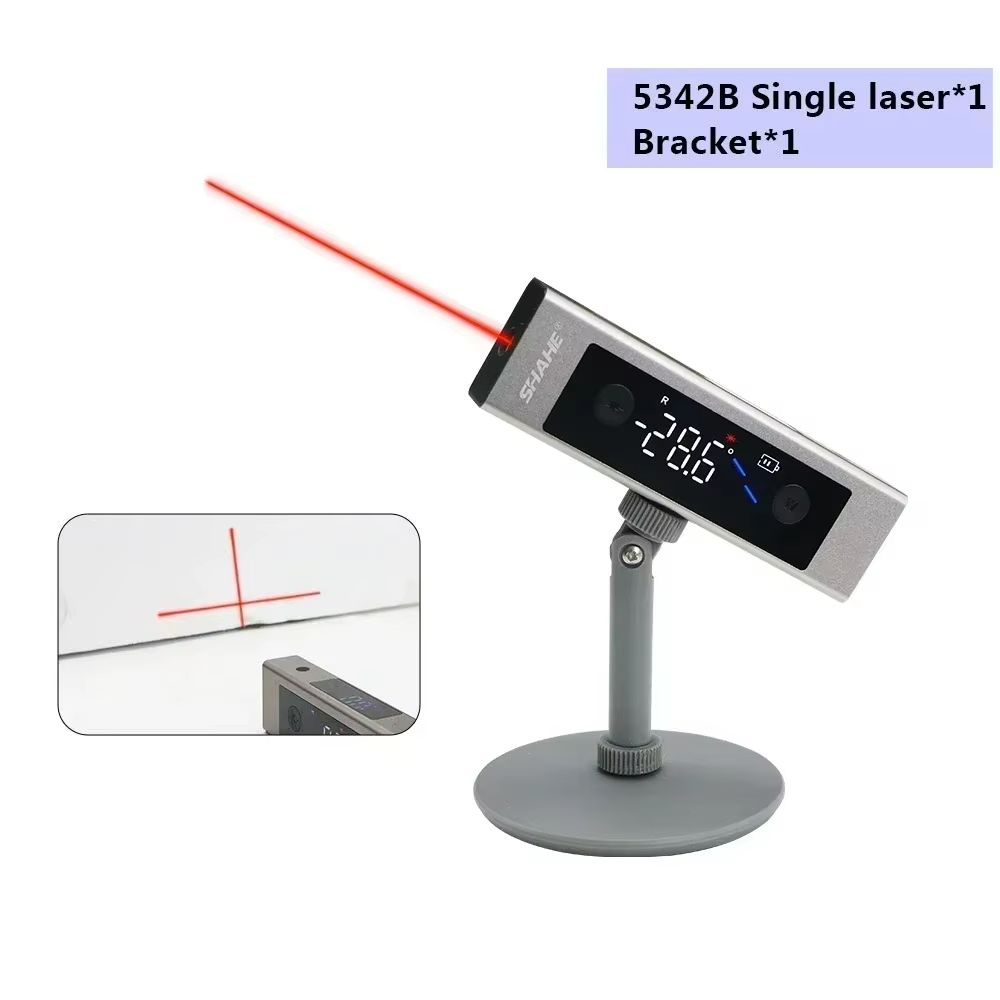 SHAHE Precision Laser Inclinometer And Digital Protractor With 2 In 1 Laser Level And Type C Chargi 10