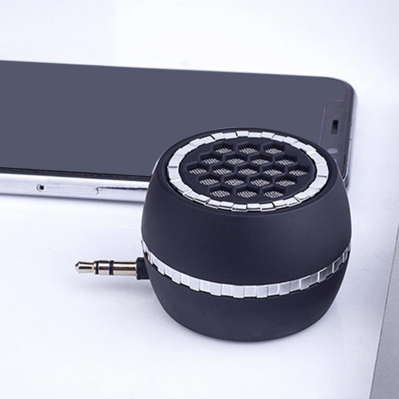 Mini Sound Box New 3.5mm Portable Speaker for Smartphone, Tablet, Laptop, Travel Audio Accessory with Clear Bass