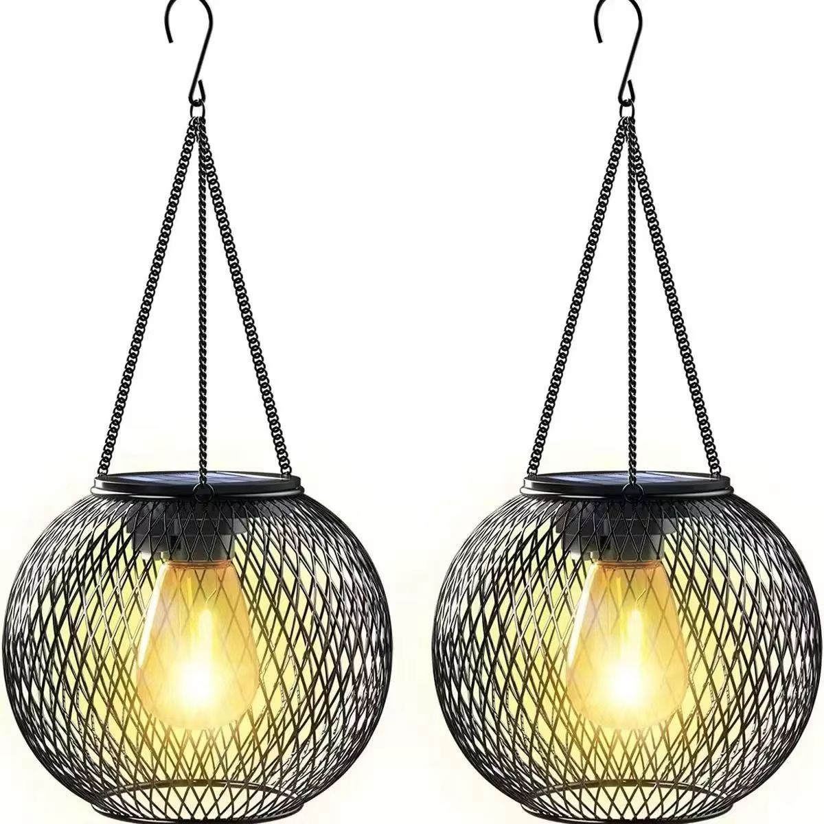 WarmGlow Ortiny Solar Lantern  Decorative Hanging Waterproof Outdoor Light 6