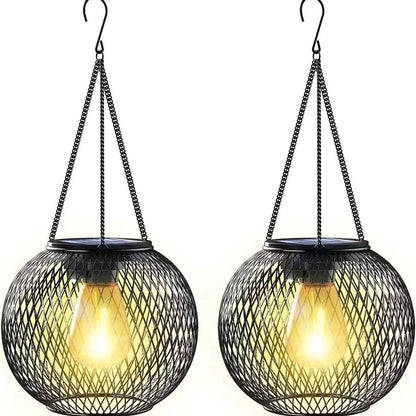 WarmGlow Ortiny Solar Lantern  Decorative Hanging Waterproof Outdoor Light 6