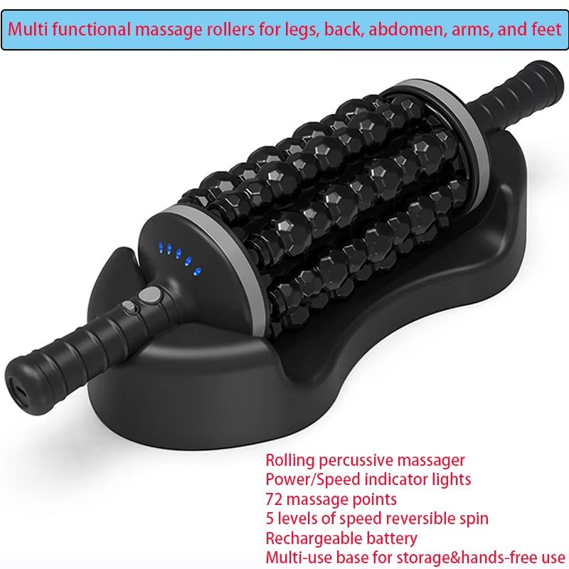 RechargePro Cordless Roller Body Massager – Fascia & Muscle Relief