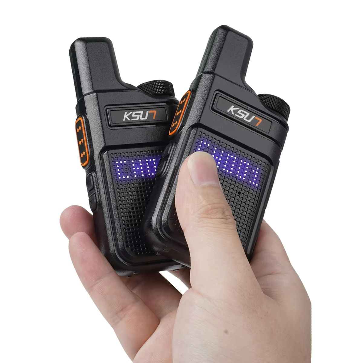 Compact LongRange Walkie Talkies  KSUT PMR446 Portable TwoWay Radios For Outdoor  Emergency Use 3