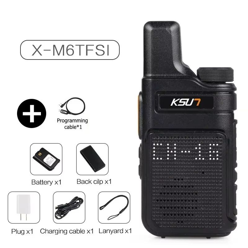 Compact LongRange Walkie Talkies  KSUT PMR446 Portable TwoWay Radios For Outdoor  Emergency Use 7