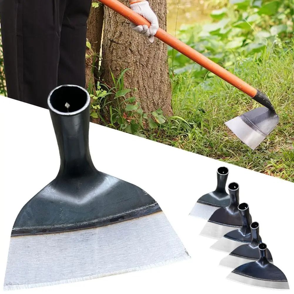 Heavy Duty Steel Farm Hoe Head For Weeding Digging And Soil Loosening 4