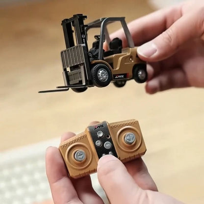 Alloy Remote Control Forklift Model Tabletop Construction Toy