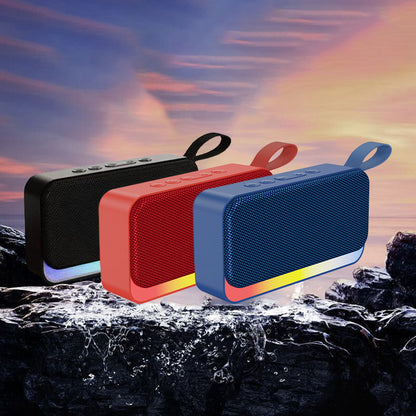Portable Xiaomi Bluetooth Speaker Wireless RGB Light, USB Flash Drive, Card Insertion, Small Fabric Gift Speaker