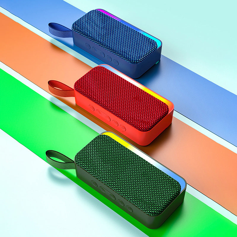 Portable Xiaomi Bluetooth Speaker Wireless RGB Light, USB Flash Drive, Card Insertion, Small Fabric Gift Speaker
