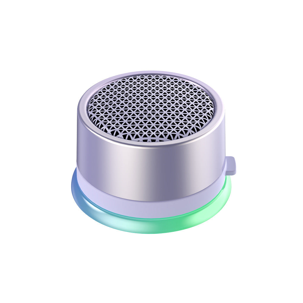 Portable Bluetooth Wireless Mini Speaker IPX5 Waterproof Magnetic Mount RGB Light for Biking Camping and Travel