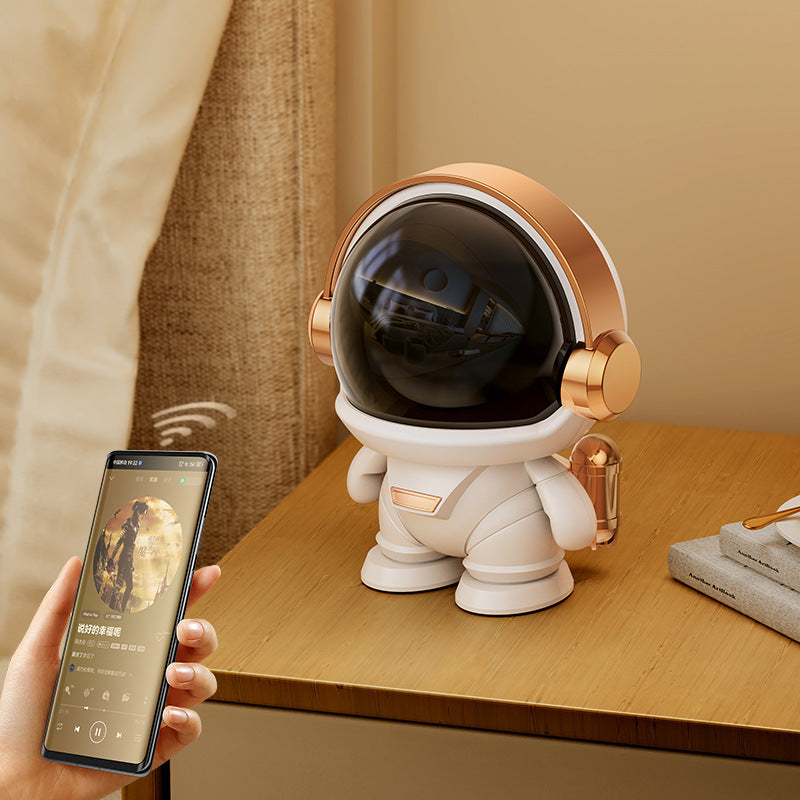 Mini Desktop High Quality Speaker Gift, Small Bluetooth Speaker, New Space Robot Creative Subwoofer for Home and Office